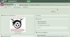 Desktop Screenshot of club-homunculus.deviantart.com
