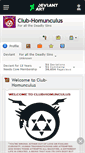 Mobile Screenshot of club-homunculus.deviantart.com