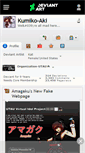 Mobile Screenshot of kumiko-aki.deviantart.com