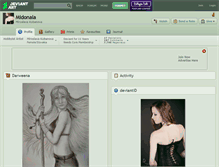 Tablet Screenshot of midonala.deviantart.com