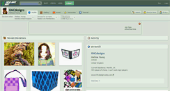 Desktop Screenshot of kmcdesigns.deviantart.com