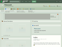 Tablet Screenshot of plzaccount.deviantart.com