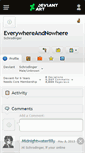 Mobile Screenshot of everywhereandnowhere.deviantart.com