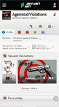 Mobile Screenshot of againstallviolations.deviantart.com