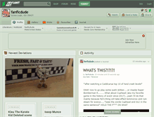Tablet Screenshot of fanficdude.deviantart.com