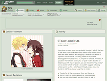 Tablet Screenshot of eck.deviantart.com