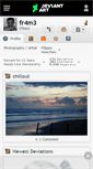 Mobile Screenshot of fr4m3.deviantart.com