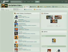 Tablet Screenshot of jus-spriters-club.deviantart.com