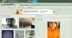 Desktop Screenshot of an0therpage0fh8.deviantart.com