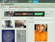 Tablet Screenshot of an0therpage0fh8.deviantart.com