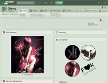 Tablet Screenshot of ddavey.deviantart.com