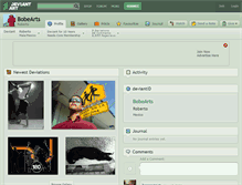 Tablet Screenshot of bobearts.deviantart.com