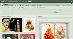 Desktop Screenshot of madhs.deviantart.com
