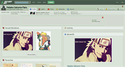 Desktop Screenshot of hatake-sakumo-fans.deviantart.com