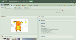 Desktop Screenshot of peachier.deviantart.com