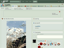 Tablet Screenshot of maddi96.deviantart.com