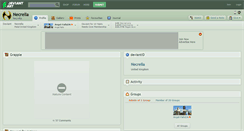 Desktop Screenshot of necrella.deviantart.com