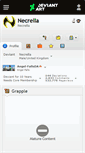 Mobile Screenshot of necrella.deviantart.com