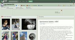 Desktop Screenshot of lion-hearted-girl.deviantart.com