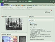 Tablet Screenshot of bethburt.deviantart.com