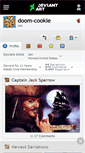 Mobile Screenshot of doom-cookie.deviantart.com