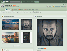 Tablet Screenshot of eltonturkey.deviantart.com