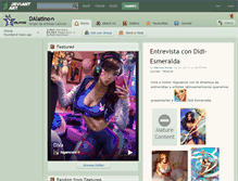 Tablet Screenshot of dalatino.deviantart.com