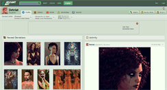 Desktop Screenshot of detniat.deviantart.com