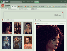 Tablet Screenshot of detniat.deviantart.com