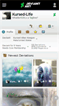 Mobile Screenshot of kursed-life.deviantart.com