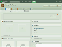 Tablet Screenshot of murphy-macmanus.deviantart.com