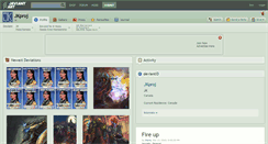 Desktop Screenshot of jkproj.deviantart.com