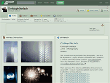 Tablet Screenshot of christophgerlach.deviantart.com