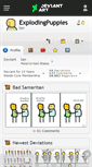 Mobile Screenshot of explodingpuppies.deviantart.com