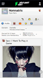 Mobile Screenshot of nomnatrix.deviantart.com