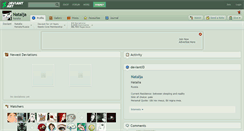 Desktop Screenshot of natalja.deviantart.com