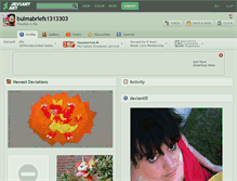 Tablet Screenshot of bulmabriefs1313303.deviantart.com