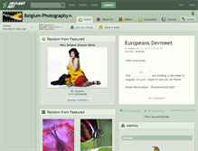 Tablet Screenshot of belgium-photography.deviantart.com