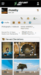 Mobile Screenshot of museby.deviantart.com
