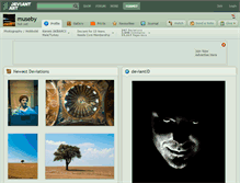 Tablet Screenshot of museby.deviantart.com