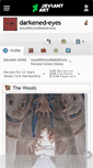 Mobile Screenshot of darkened-eyes.deviantart.com