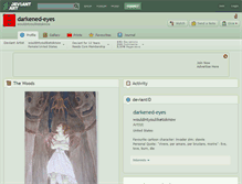 Tablet Screenshot of darkened-eyes.deviantart.com