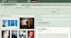 Desktop Screenshot of loveforgoodart-club.deviantart.com