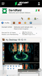 Mobile Screenshot of davidraid.deviantart.com