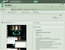 Tablet Screenshot of davidraid.deviantart.com
