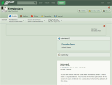 Tablet Screenshot of femaleclaws.deviantart.com