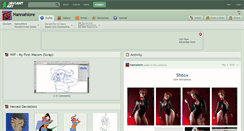 Desktop Screenshot of hannahlore.deviantart.com