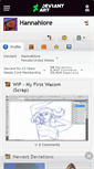 Mobile Screenshot of hannahlore.deviantart.com