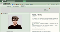 Desktop Screenshot of carpe--noctem.deviantart.com