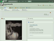 Tablet Screenshot of inyourobscurity.deviantart.com